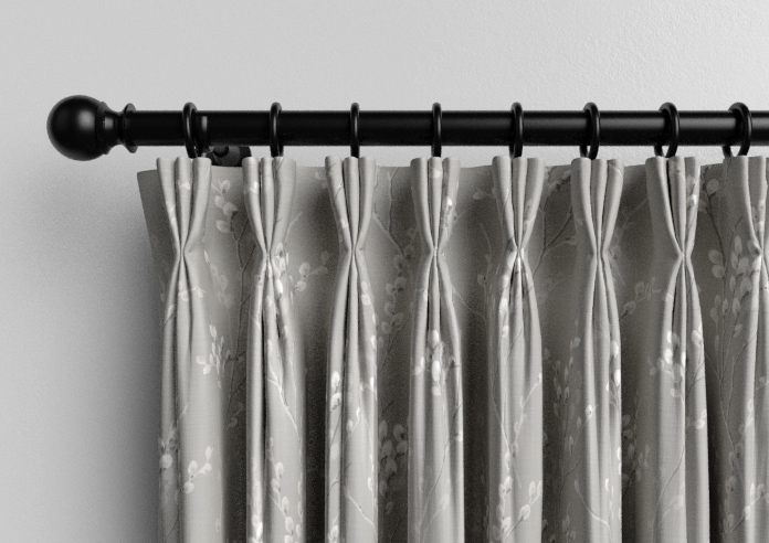 Laura Ashley Pussy Willow, Steel - Made to Measure Curtains - Image 11